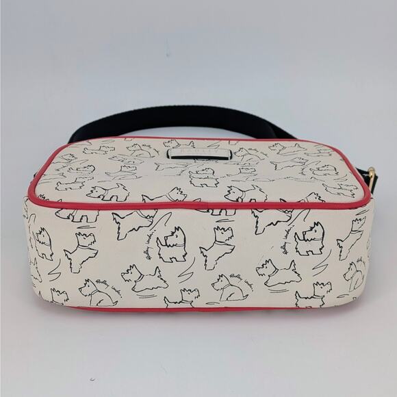 Radley London Sketch Street Crossbody Bag Scottie Dog Print Small Zippered Purse - Picture 10 of 15